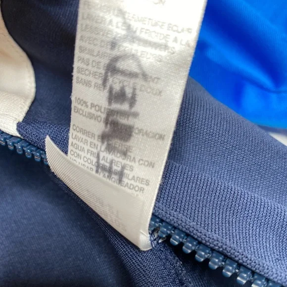 Nike Chevron Blue Full Zip Track Jackets Toddler Boys Size 2T - Picture 5 of 9